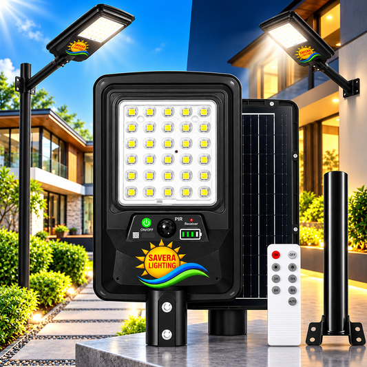 SAVERA LIGHTING Professional Solar Street Light for Home, Garden & Outdoor |